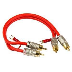 Межблочный кабель AurA RCA-3202 RED (0,2 м)